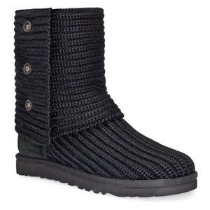 UGG CLASSIC CARDY BLACK BOOTS